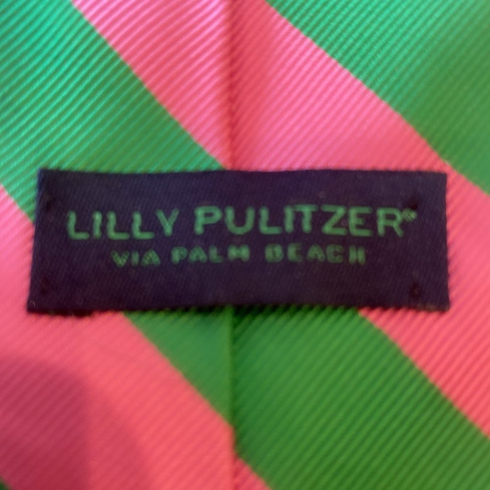 Brand New Lily Pulitzer Pink and Green Tie